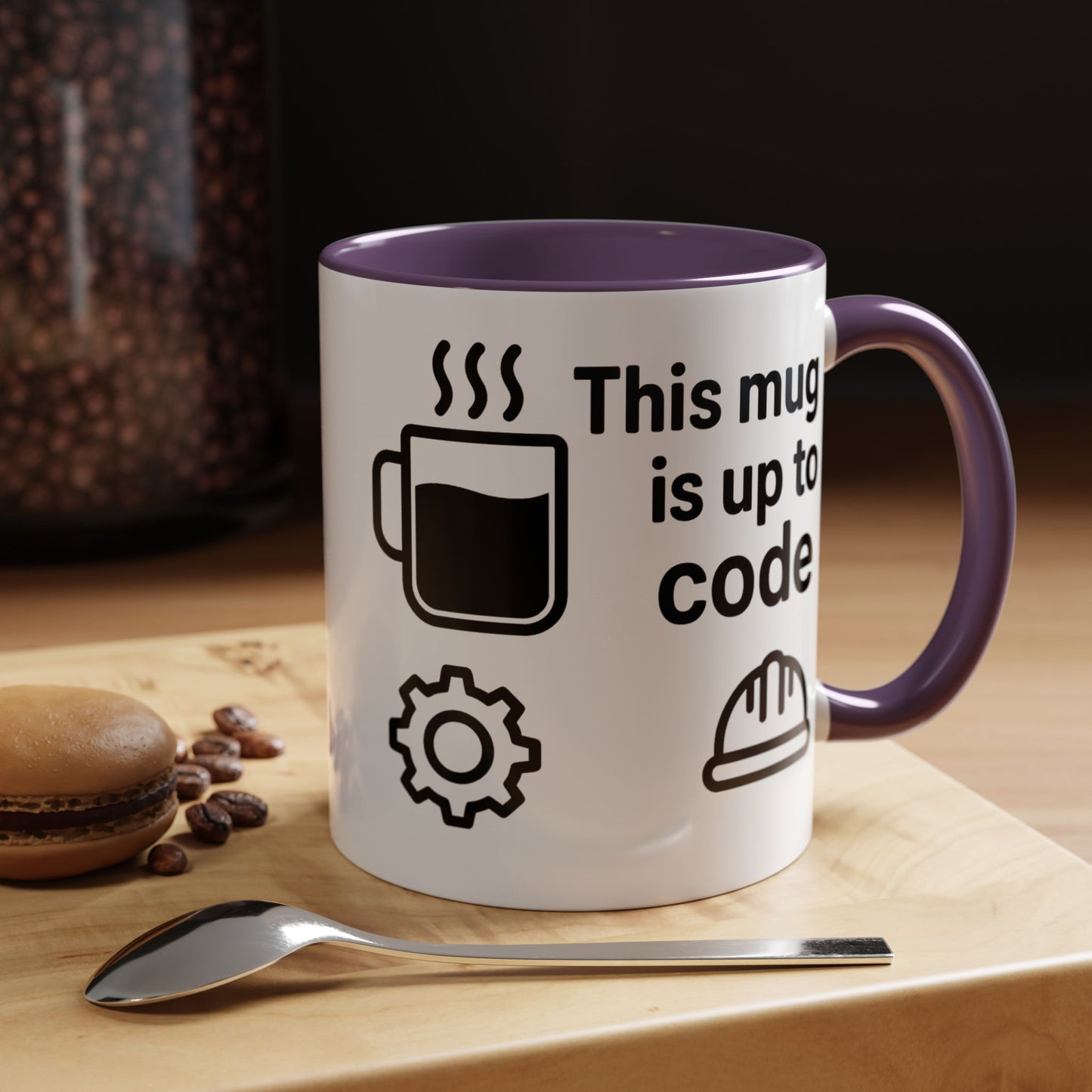 This Mug is Up To Code - Perfect Gift for Engineers, Plumbers, Contractors, and Builders