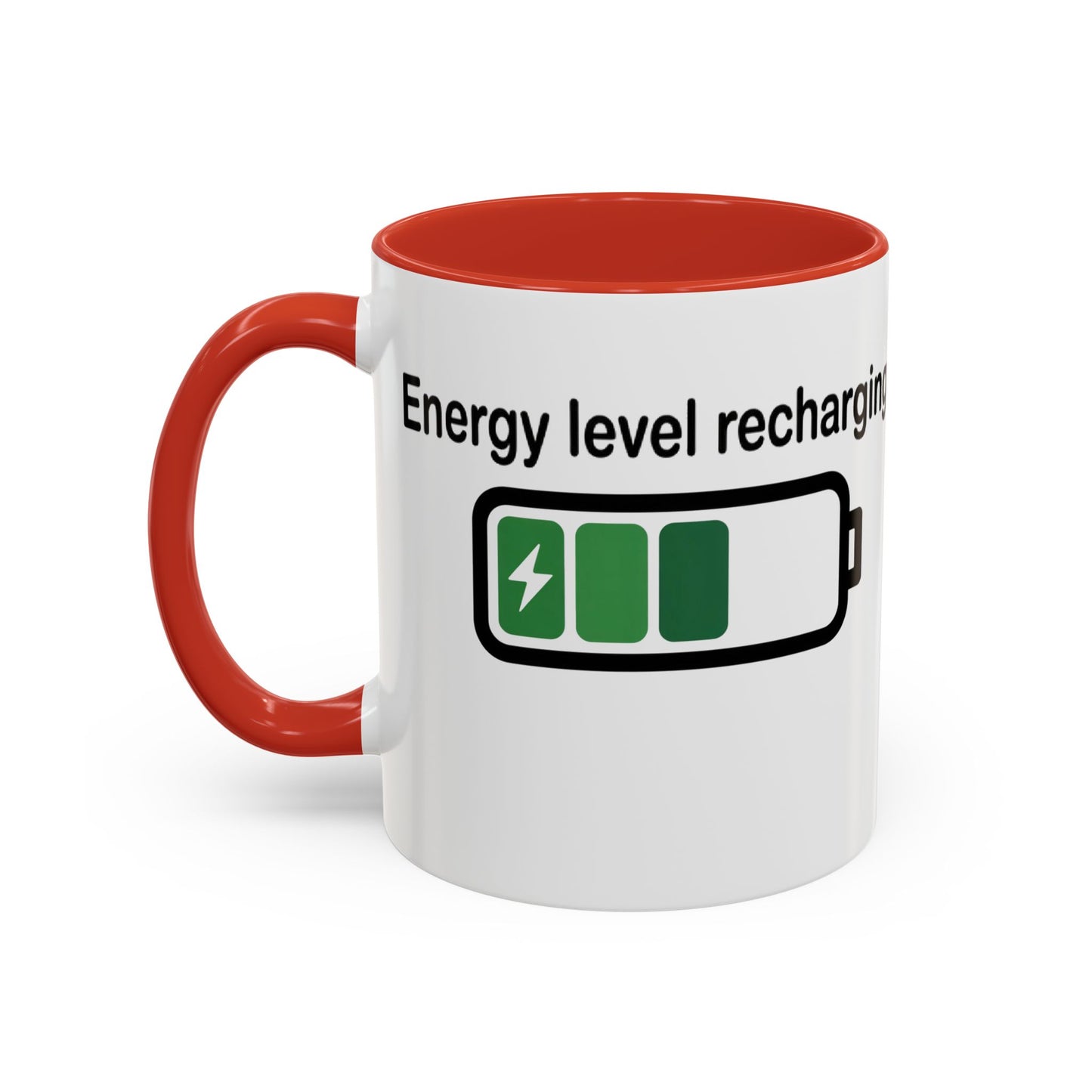 Recharge Your Energy Level, Gift for Tech Lovers, Office Desk Essential, Fun Quote Mug, Unique [...]