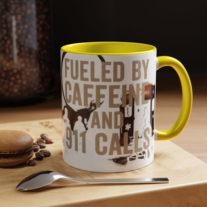 Fueled By Caffeine and 911 Calls – Perfect Gift for EMTs, Nurses, and First Responders