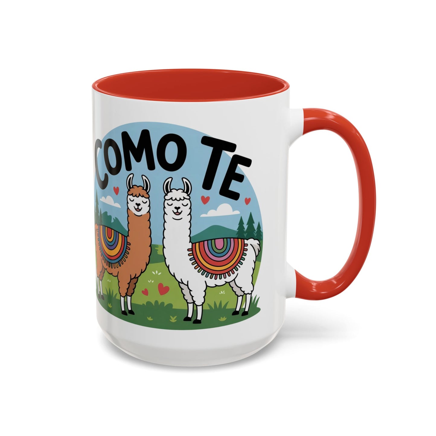 Como Te Llama Love Coffee Mug, Fun Animal Mug