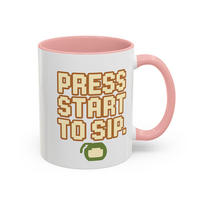 Press Start to Sip, Unique Gift for Gamers, Fun Birthday Present, Video Game Decor, Geeky Kitchenware