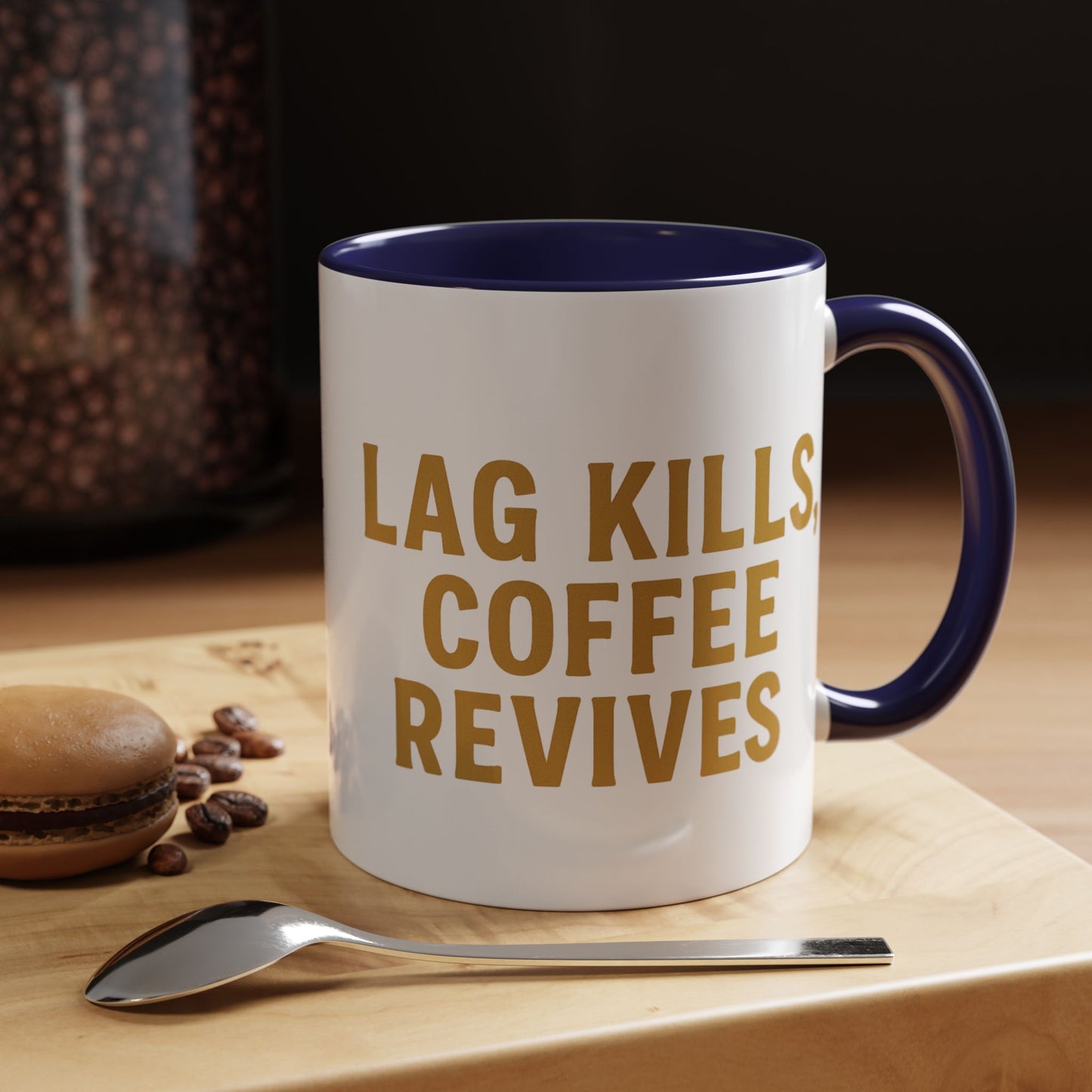 Gamer Lag Kills Accent Coffee Mug