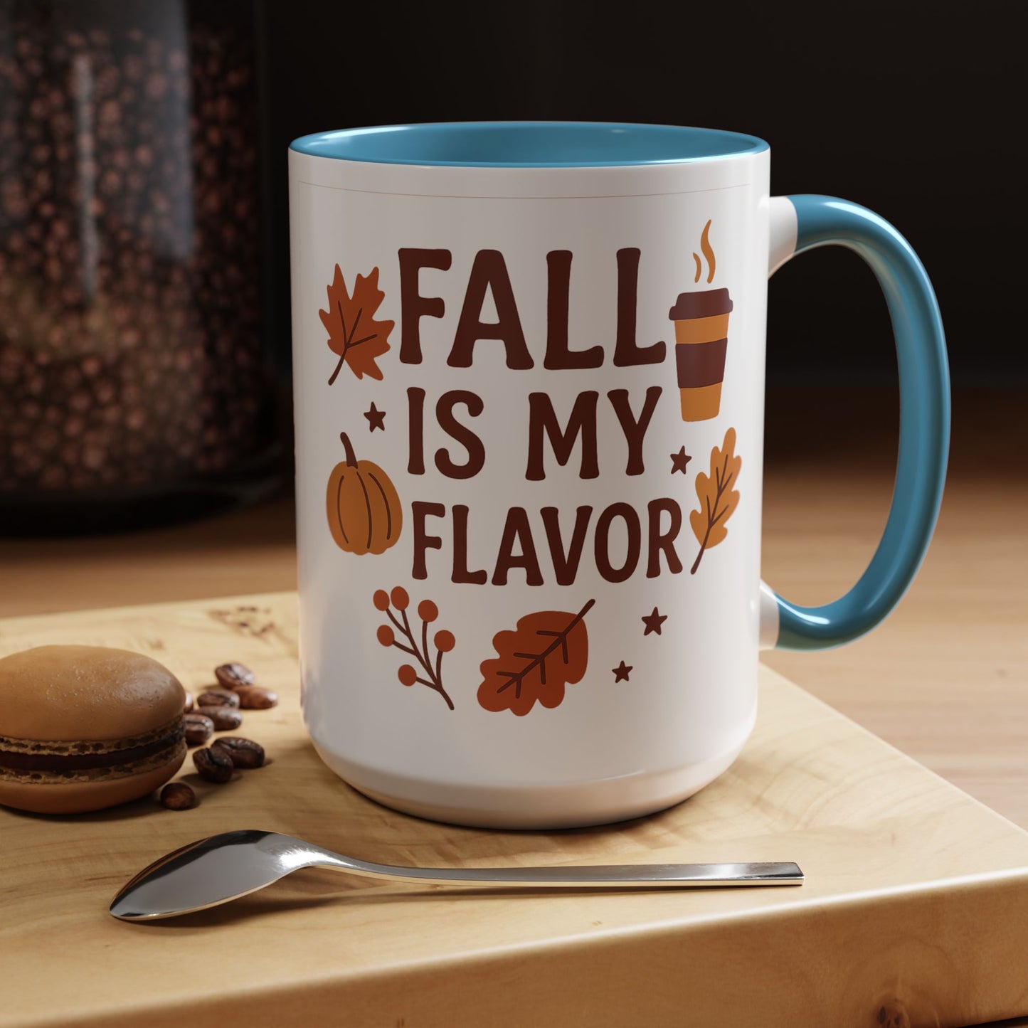 Fall Is My Flavor-Themed Coffee Mug, Cozy Autumn Vibes, Perfect Gift for Fall Lovers, Seasonal Mug