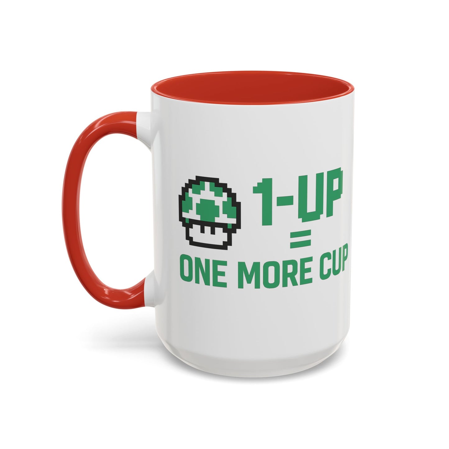 Retro Gaming Coffee Mug, 1-Up Mushroom Cup, Perfect Gift for Gamers, Funny Office Mug, Video Game Lover, Unique Birthday Present