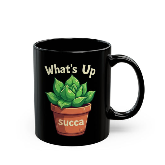 Succulent Plant Lover Mug, Funny Planter Coffee Cup, Perfect Gift for Gardeners