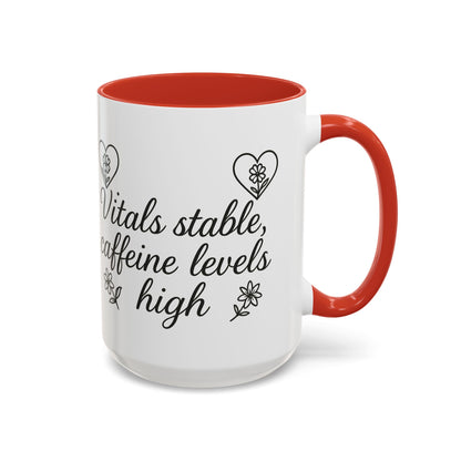 VITALS Stable Caffeine Levels High - Perfect Gift for EMT, Nurse, coffee lover