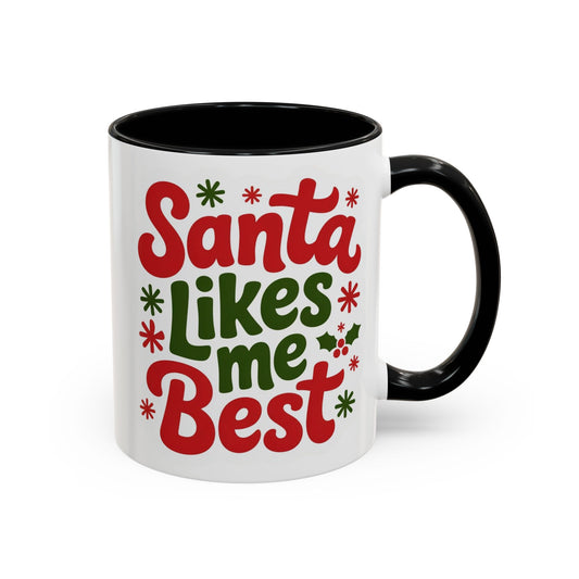 Holiday Santa Coffee Mug, Christmas Mug, Festive Drinkware, Gift for Santa Lovers, Coffee Lover's Cup