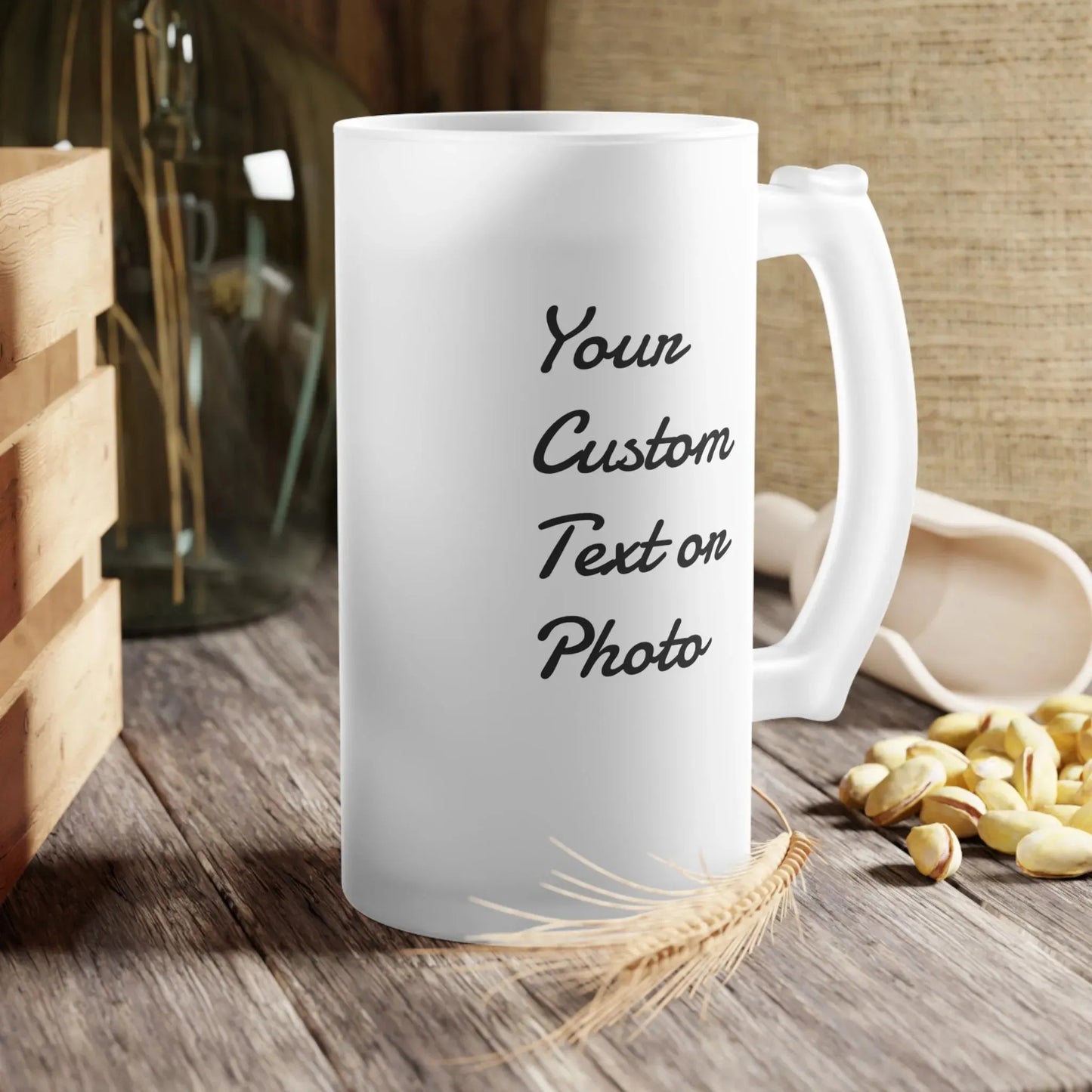 Custom Frosted Glass Beer Mug - Mug World