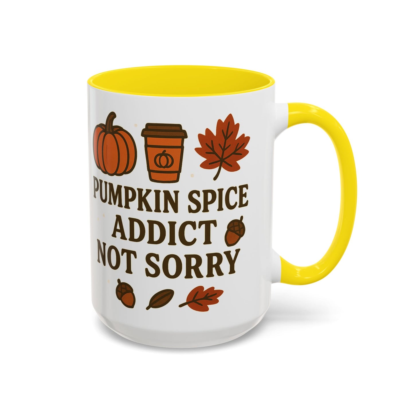 Pumpkin Spice Addict Coffee Mug, Cozy Fall Gift for Coffee Lovers, Autumn Decor, Cute Mug for Thanksgiving