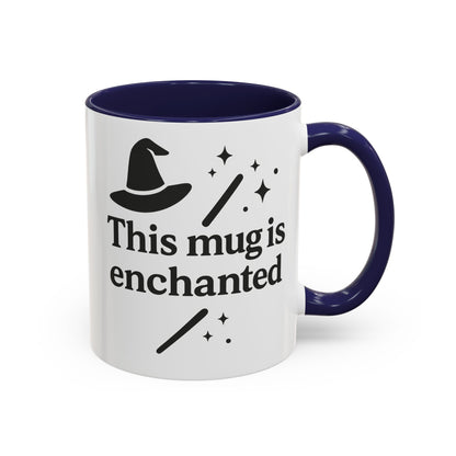 Enchanted Witch Coffee Mug, Magical Mug Gift, Halloween Decor, Witchcraft Mug, Coffee Lover Gift, Enchanted Design