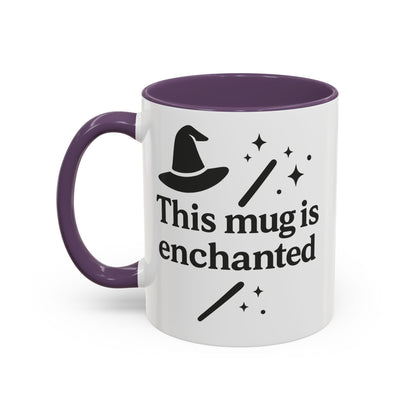 Enchanted Witch Coffee Mug, Magical Mug Gift, Halloween Decor, Witchcraft Mug, Coffee Lover Gift, Enchanted Design