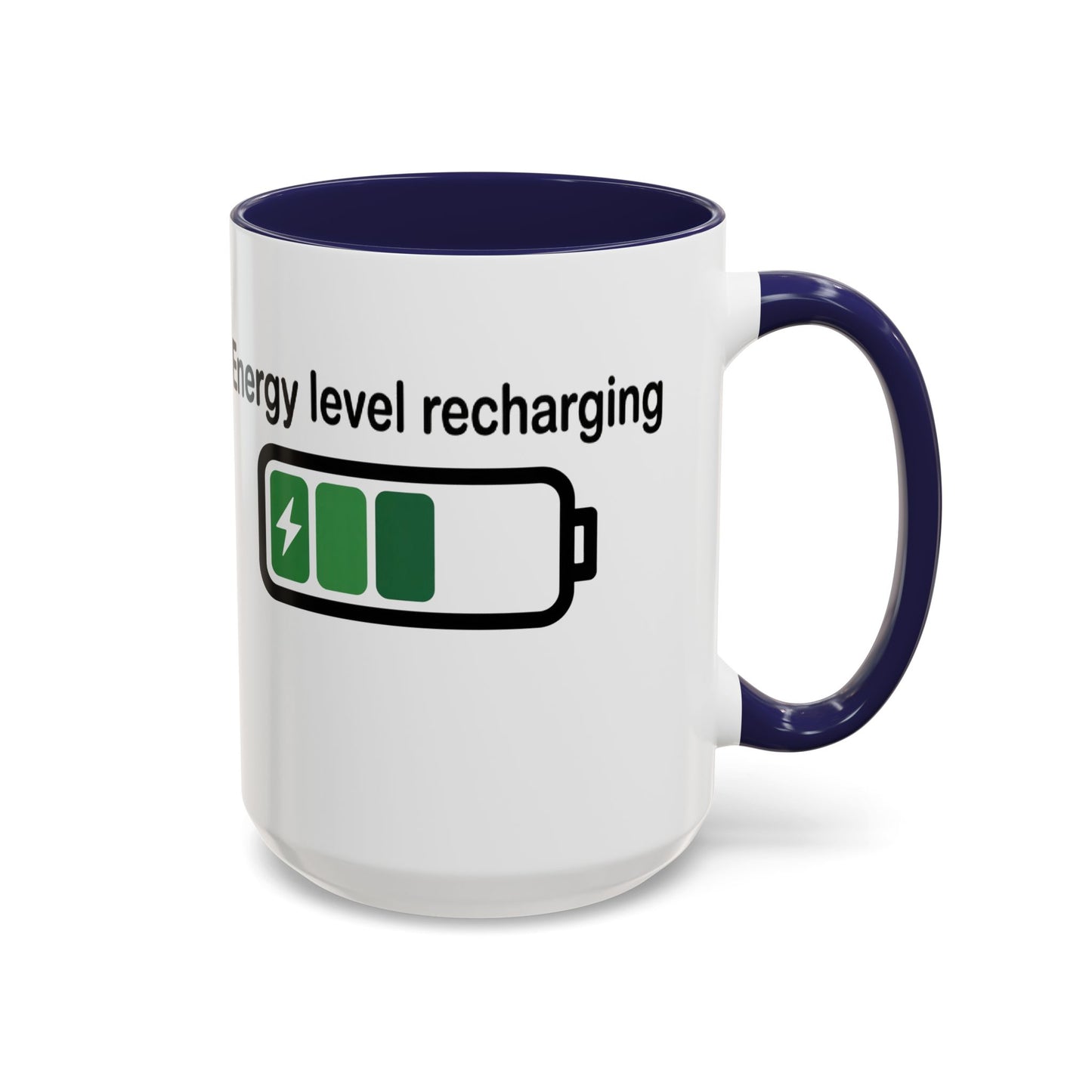 Recharge Your Energy Level, Gift for Tech Lovers, Office Desk Essential, Fun Quote Mug, Unique [...]