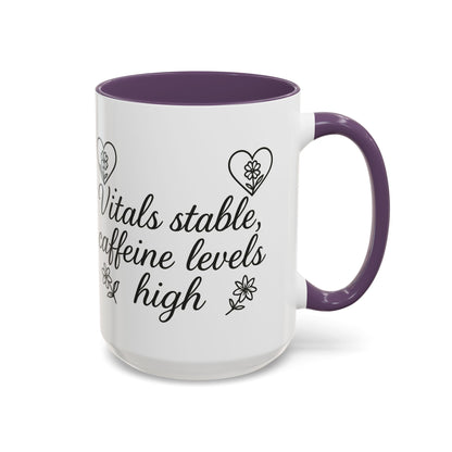 VITALS Stable Caffeine Levels High - Perfect Gift for EMT, Nurse, coffee lover