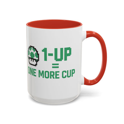 Retro Gaming Coffee Mug, 1-Up Mushroom Cup, Perfect Gift for Gamers, Funny Office Mug, Video Game Lover, Unique Birthday Present