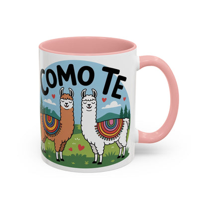 Como Te Llama Love Coffee Mug, Fun Animal Mug