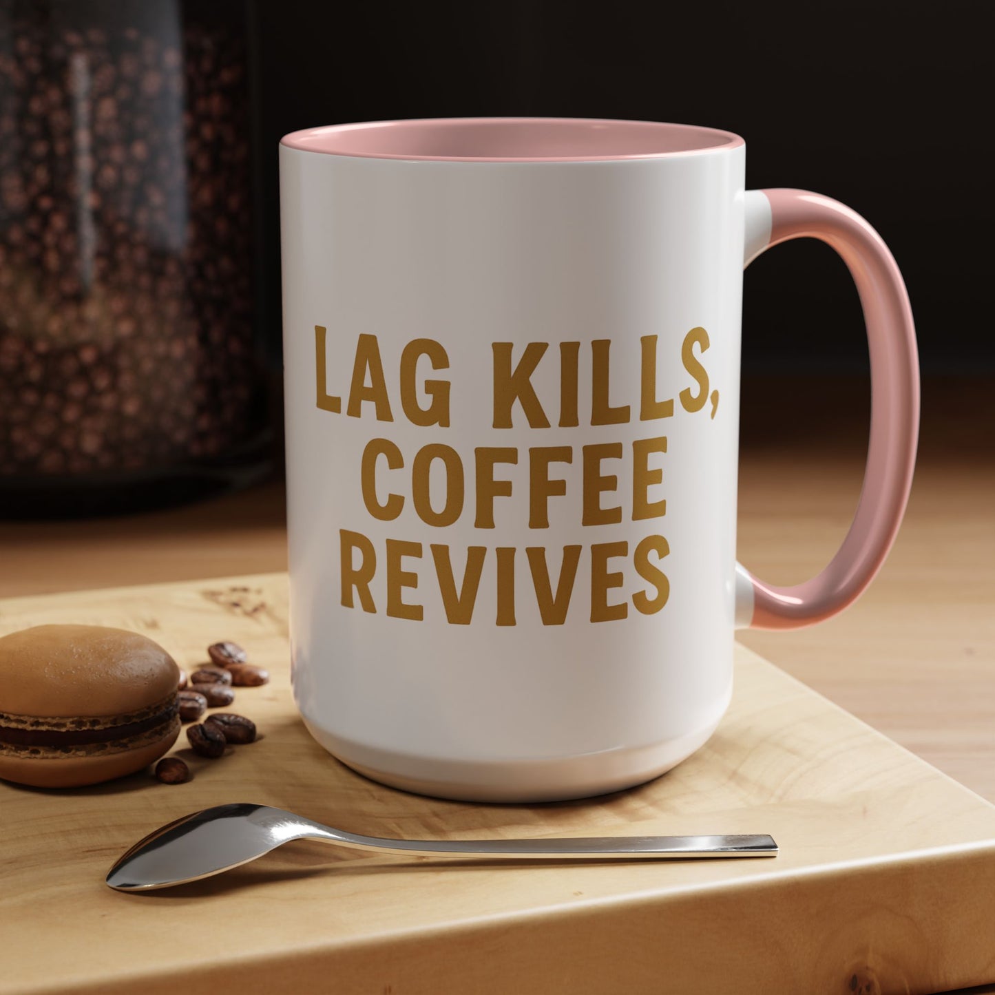 Gamer Lag Kills Accent Coffee Mug
