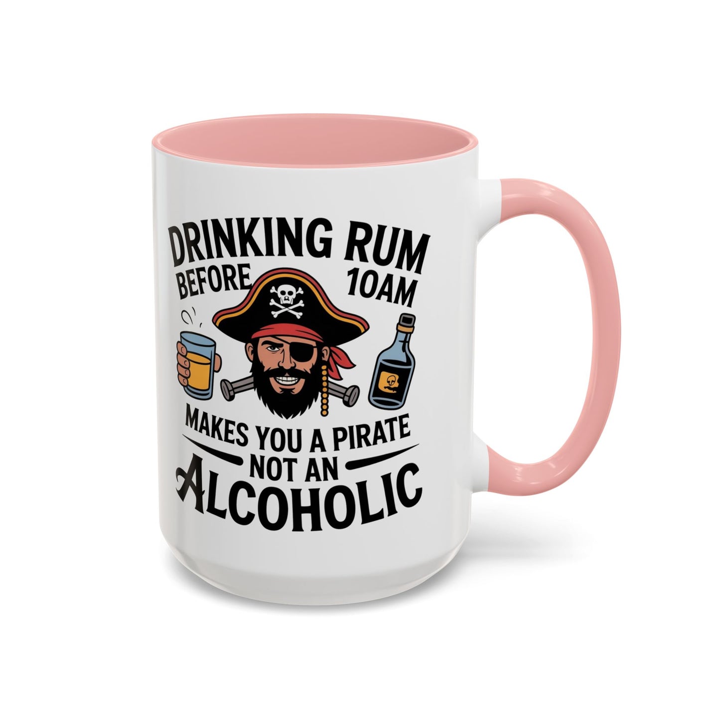 Pirate-Themed Coffee Mug, Fun Gift for Rum Lovers, Perfect for Pirate Parties, Nautical Decor, Unique Holiday Present
