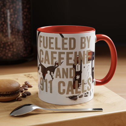 Fueled By Caffeine and 911 Calls – Perfect Gift for EMTs, Nurses, and First Responders