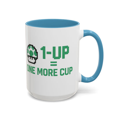 Retro Gaming Coffee Mug, 1-Up Mushroom Cup, Perfect Gift for Gamers, Funny Office Mug, Video Game Lover, Unique Birthday Present