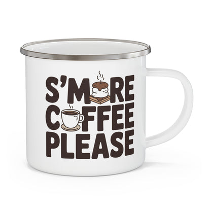 S'more Coffee Camping Mug, Rustic Outdoor Mug, Cute Adventure Coffee Cup, Camping Gift, Nature Lover's Mug