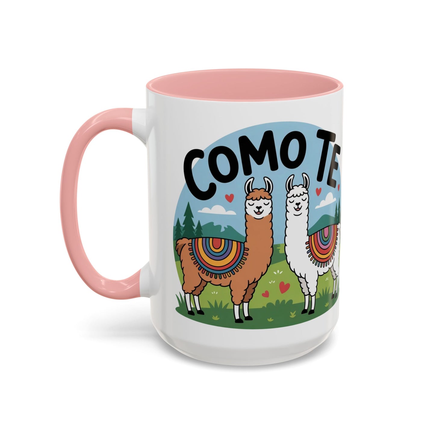 Como Te Llama Love Coffee Mug, Fun Animal Mug
