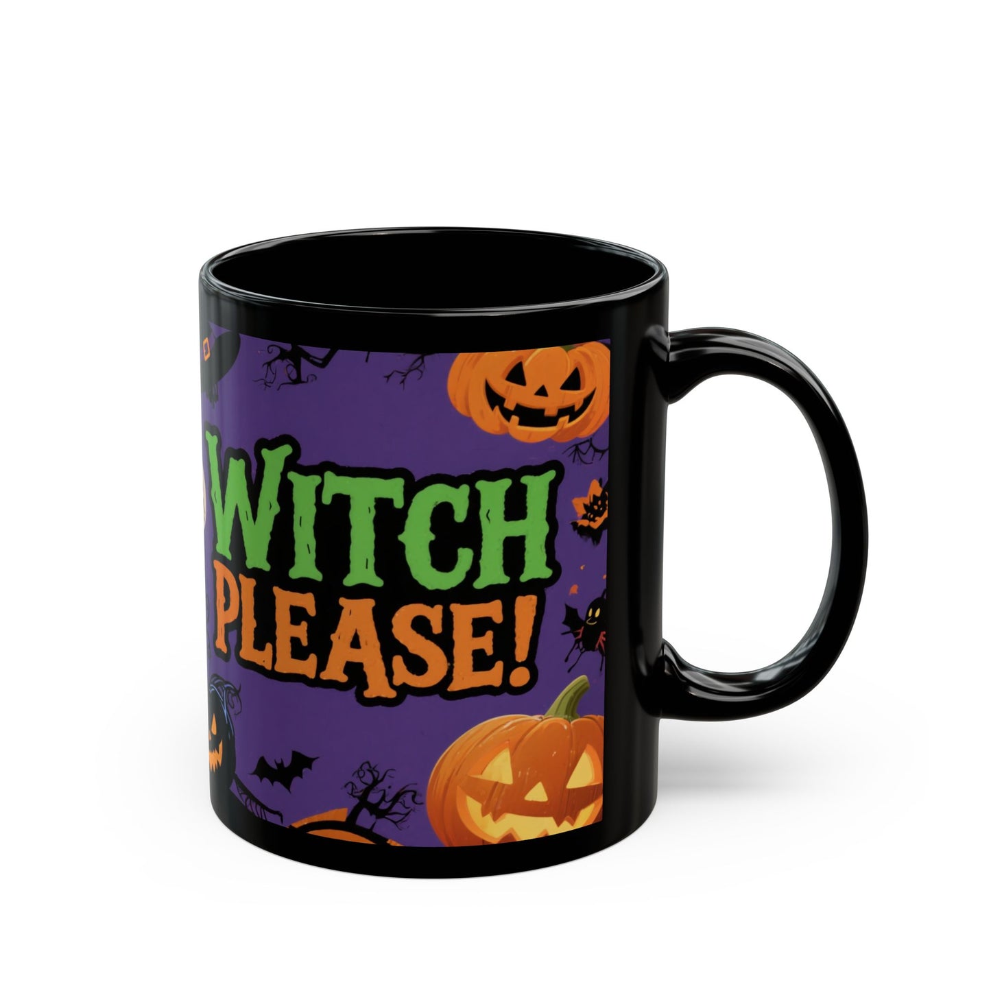 Witch Please! Spooky Coffee Cup, Fall Decor, Halloween Gift, Witchcraft Mug, Pumpkin Lover's Drinkware