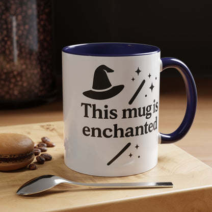 Enchanted Witch Coffee Mug, Magical Mug Gift, Halloween Decor, Witchcraft Mug, Coffee Lover Gift, Enchanted Design