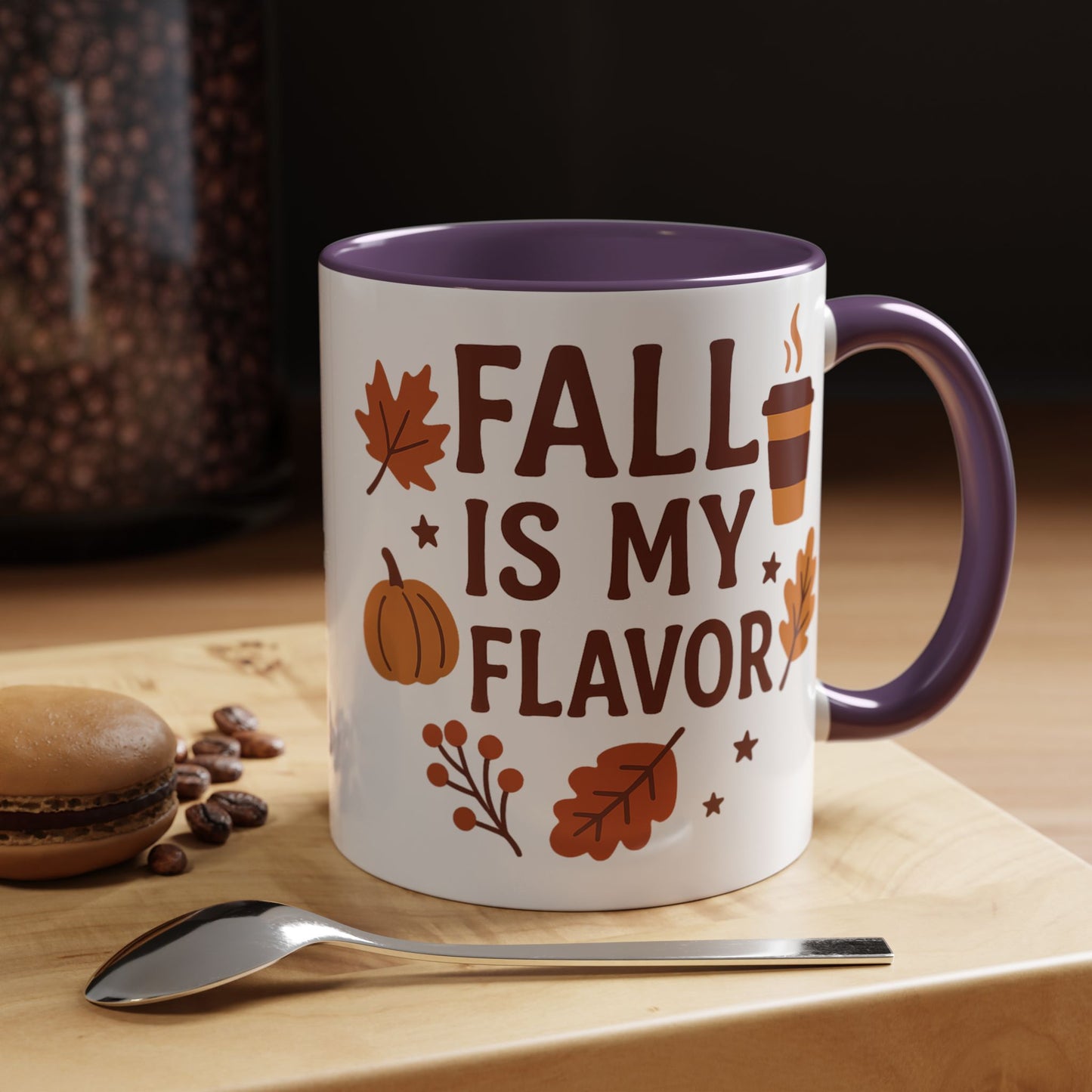 Fall Is My Flavor-Themed Coffee Mug, Cozy Autumn Vibes, Perfect Gift for Fall Lovers, Seasonal Mug