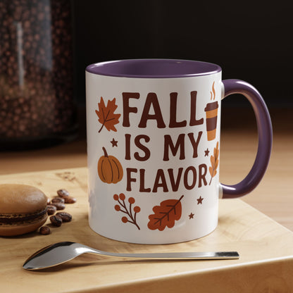 Fall Is My Flavor-Themed Coffee Mug, Cozy Autumn Vibes, Perfect Gift for Fall Lovers, Seasonal Mug