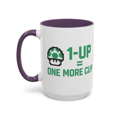 Retro Gaming Coffee Mug, 1-Up Mushroom Cup, Perfect Gift for Gamers, Funny Office Mug, Video Game Lover, Unique Birthday Present