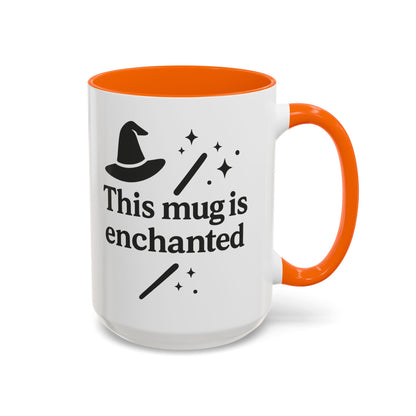 Enchanted Witch Coffee Mug, Magical Mug Gift, Halloween Decor, Witchcraft Mug, Coffee Lover Gift, Enchanted Design