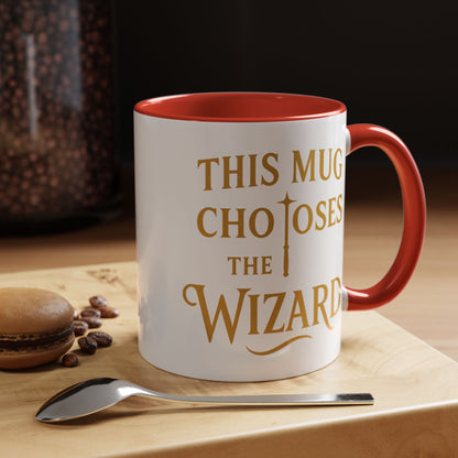 Wizard Choice Coffee Mug - Unique Gift for Wizards, Fun Coffee Lover Cup, Magical Drinkware, Birthday Present, Fantasy Mug