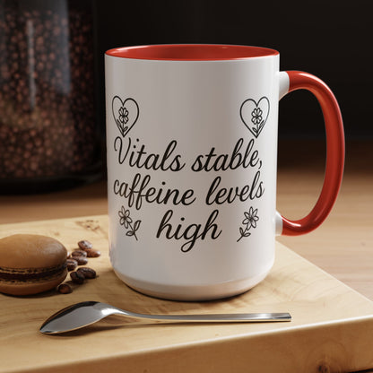 VITALS Stable Caffeine Levels High - Perfect Gift for EMT, Nurse, coffee lover