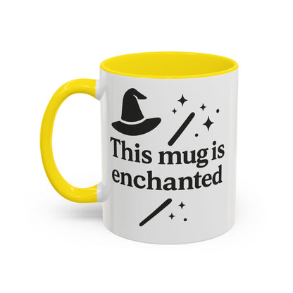 Enchanted Witch Coffee Mug, Magical Mug Gift, Halloween Decor, Witchcraft Mug, Coffee Lover Gift, Enchanted Design
