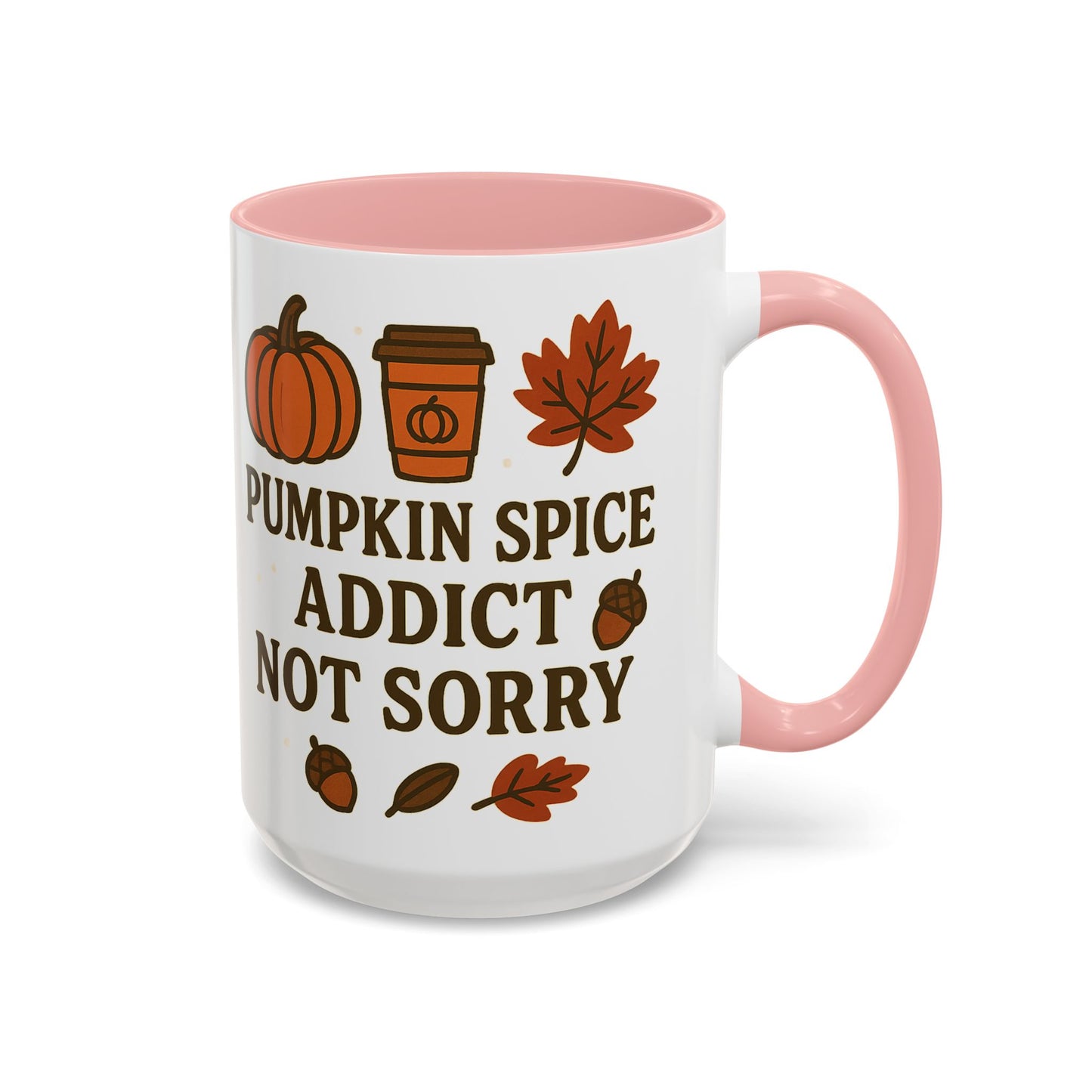 Pumpkin Spice Addict Coffee Mug, Cozy Fall Gift for Coffee Lovers, Autumn Decor, Cute Mug for Thanksgiving