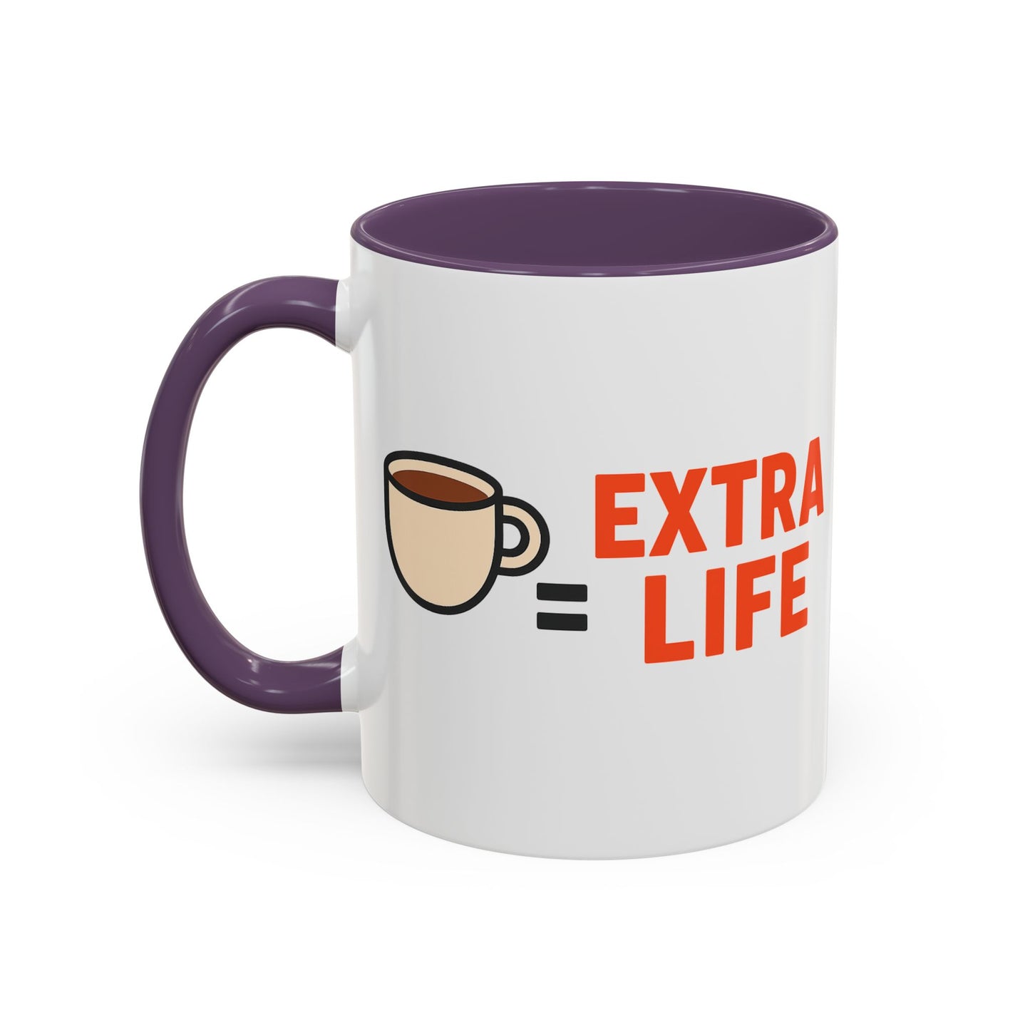 Coffee Extra Life Design, Unique Kitchen Decor, Birthday or Holiday Gift