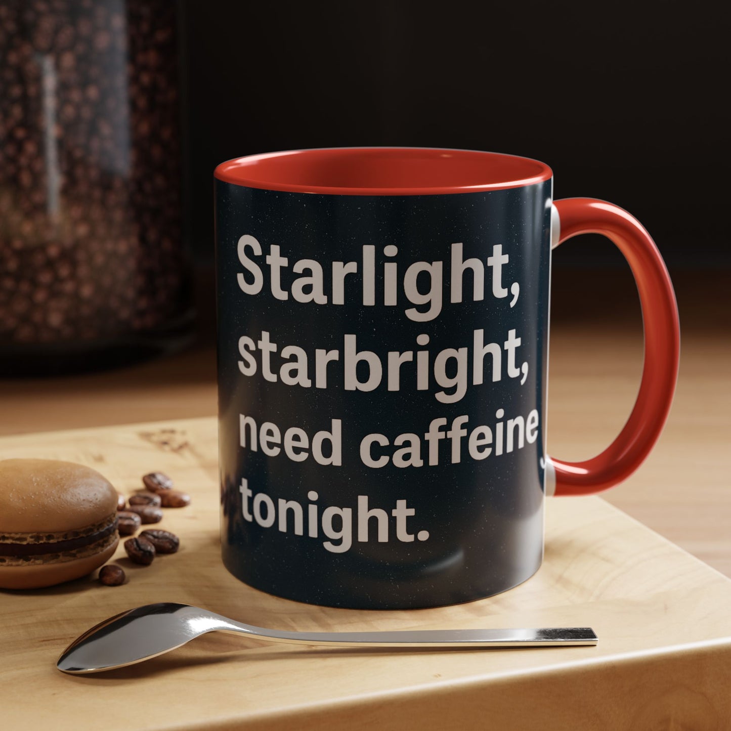 Starlight Caffeine Coffee Mug | Perfect for Coffee Lovers, Gift for Friends, Night Owl, Magical Mugs, Funny Cup