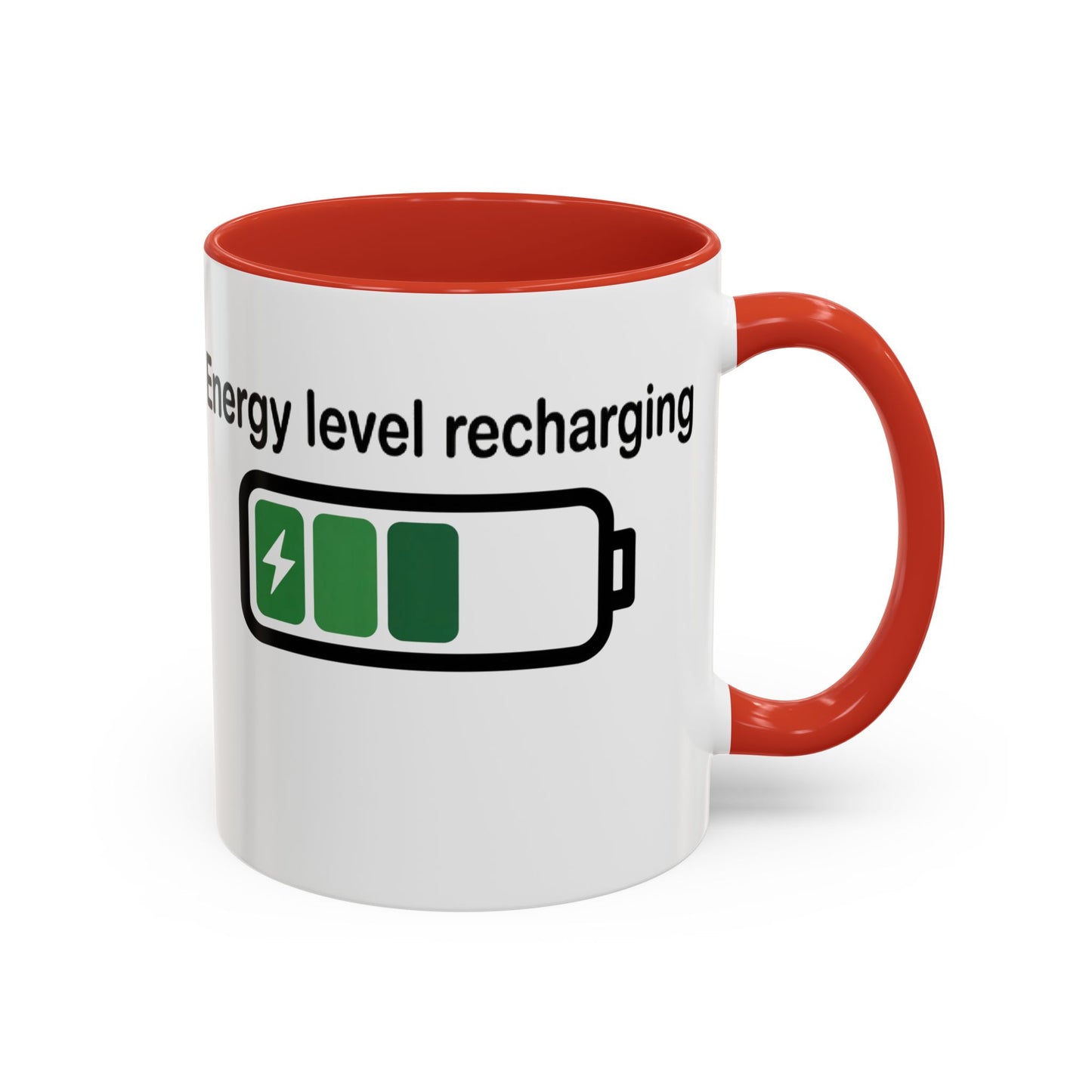 Recharge Your Energy Level, Gift for Tech Lovers, Office Desk Essential, Fun Quote Mug, Unique [...]