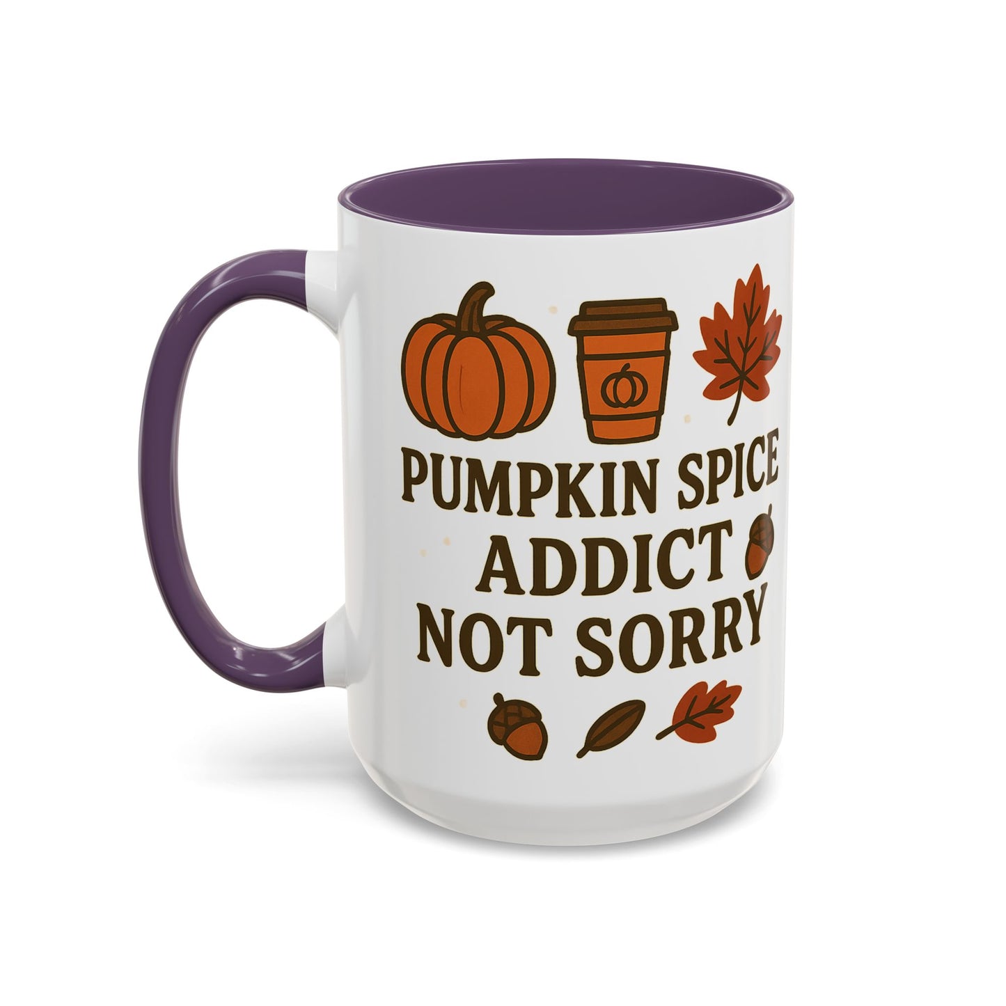 Pumpkin Spice Addict Coffee Mug, Cozy Fall Gift for Coffee Lovers, Autumn Decor, Cute Mug for Thanksgiving