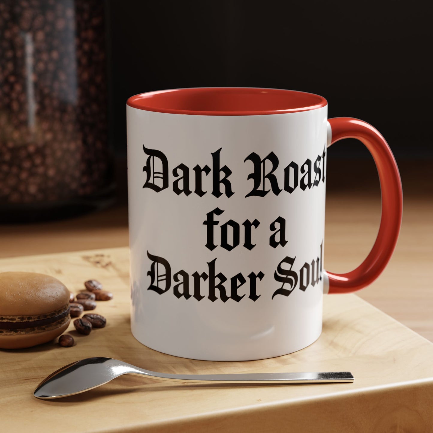 Dark Roast for a Darker Soul, Unique Gift for Coffee Lovers, Halloween Decor, Espresso Mug, Birthday Gift, [...]