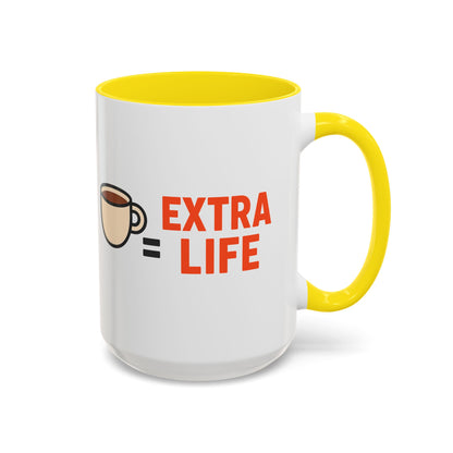 Coffee Extra Life Design, Unique Kitchen Decor, Birthday or Holiday Gift