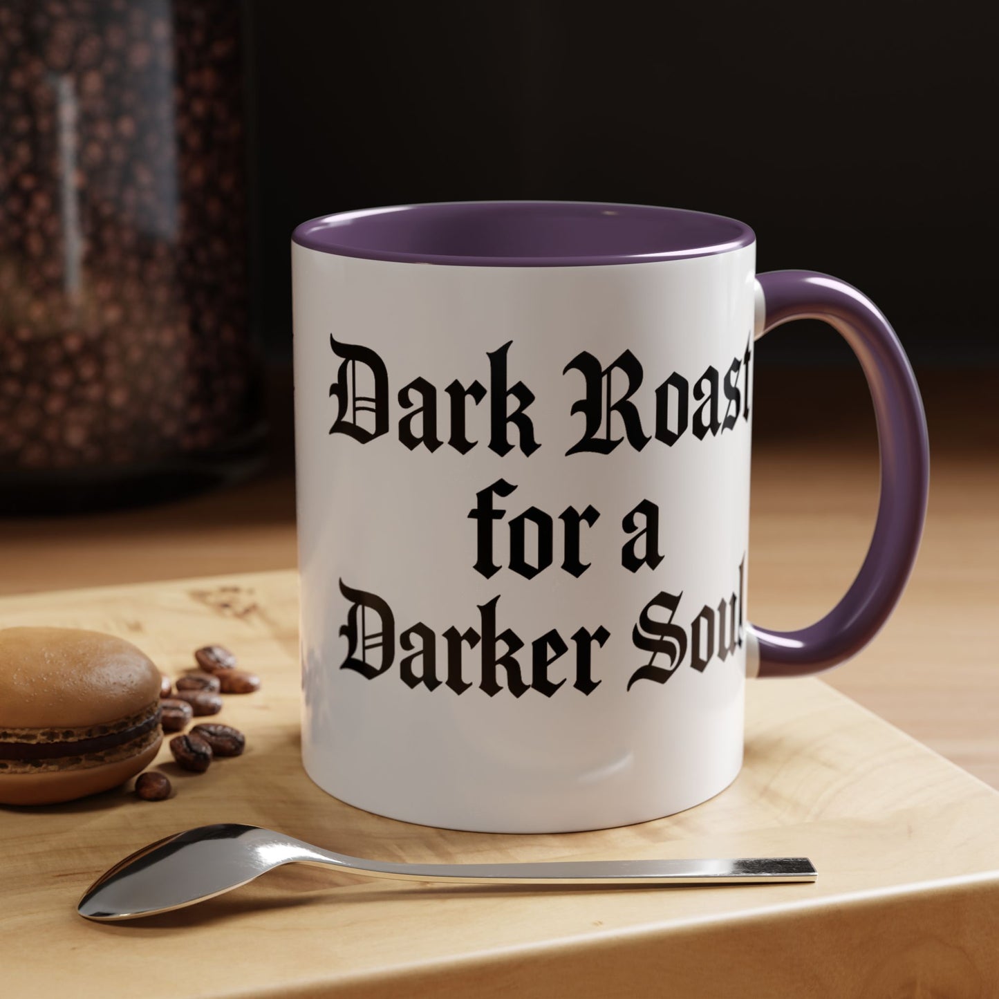 Dark Roast for a Darker Soul, Unique Gift for Coffee Lovers, Halloween Decor, Espresso Mug, Birthday Gift, [...]