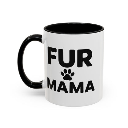 Fur Mama Coffee Mug - Perfect Gift for Dog Lovers, Pet Parents, Animal Enthusiasts, Mother's Day, Birthdays, Coffee Lovers