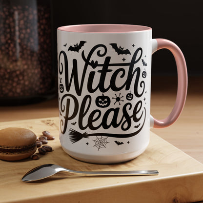 Witch Please Coffee Mug, Halloween Gift, Spooky Decor, Witchcraft Mug, Fall Home Decor, Cute Halloween Present