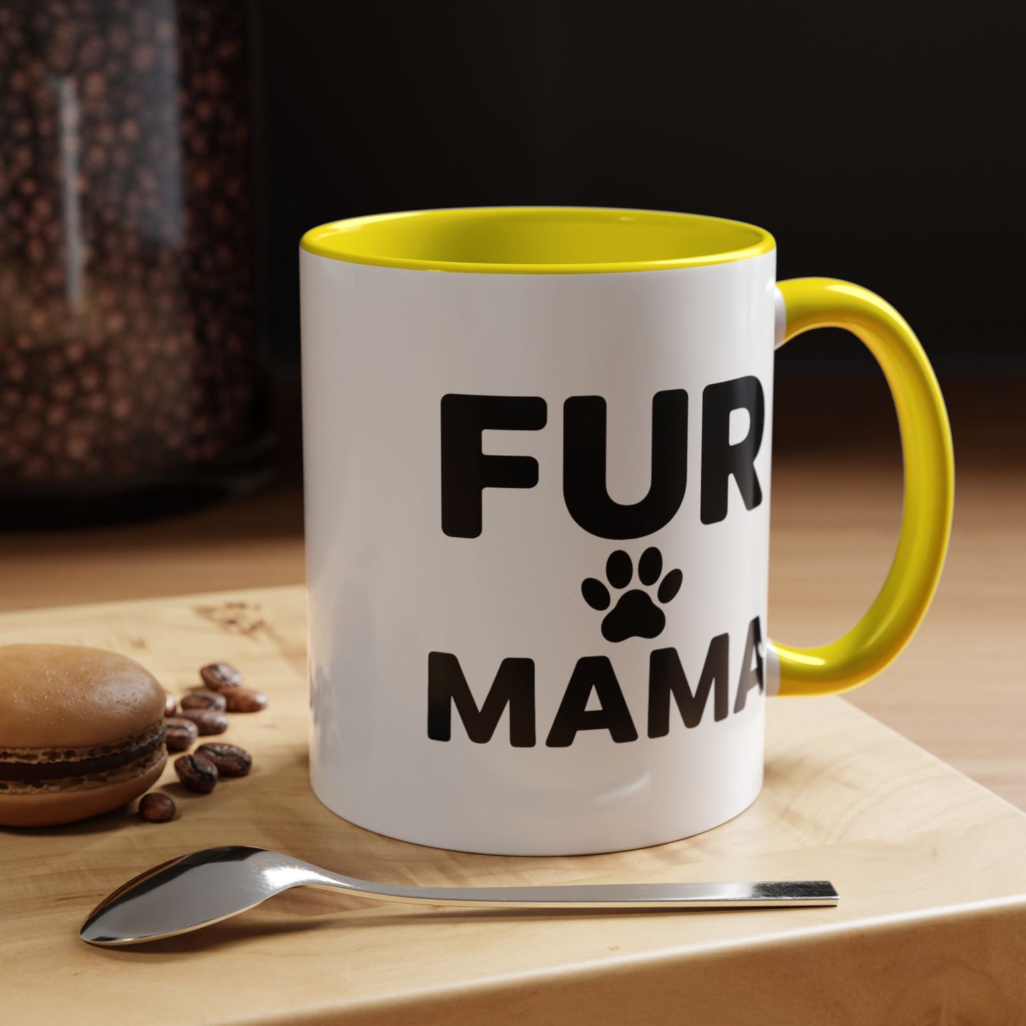 Fur Mama Coffee Mug - Perfect Gift for Dog Lovers, Pet Parents, Animal Enthusiasts, Mother's Day, Birthdays, Coffee Lovers