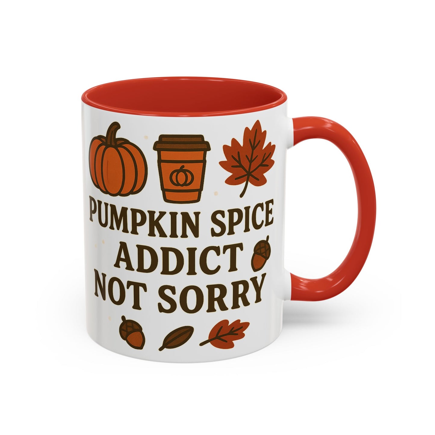 Pumpkin Spice Addict Coffee Mug, Cozy Fall Gift for Coffee Lovers, Autumn Decor, Cute Mug for Thanksgiving