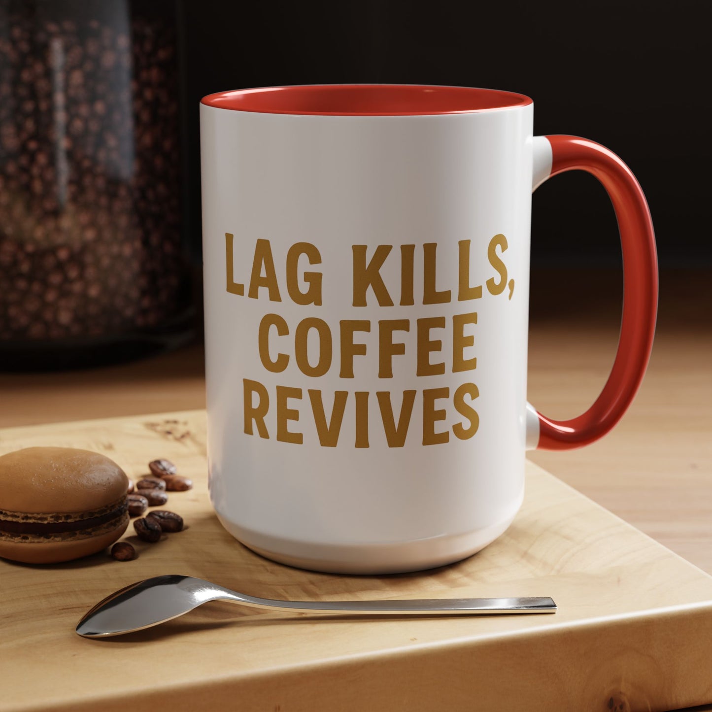 Gamer Lag Kills Accent Coffee Mug