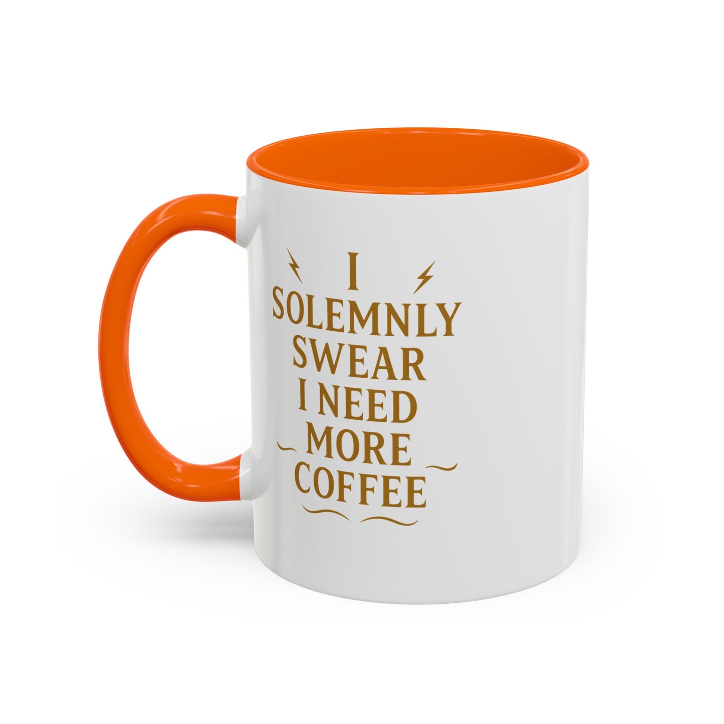 Funny Coffee Mug, I Solemnly Swear I Need More Coffee, Gift for Coffee Lovers, Office Humor, Motivational Mug