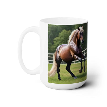 Ceramic Mug 15oz with Horse - Mug World