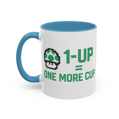 Retro Gaming Coffee Mug, 1-Up Mushroom Cup, Perfect Gift for Gamers, Funny Office Mug, Video Game Lover, Unique Birthday Present